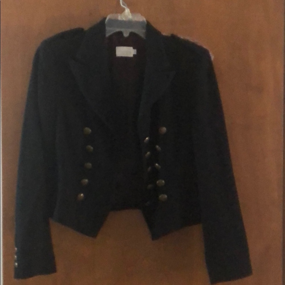 Short PeaCoat. Black. Size 2